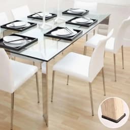 Felt Chair Leg Pads Round Square Floor Protector Self Adhesive Furniture Table Legs Pad Bumper Anti Slip Furniture Mat
