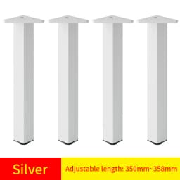 Adjustable Square Cabinet Feet Aluminum Furniture Feet Cabinet Feet Coffee Table Feet Pillar Bathroom Cabinet Support Feet