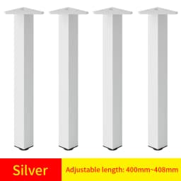 Adjustable Square Cabinet Feet Aluminum Furniture Feet Cabinet Feet Coffee Table Feet Pillar Bathroom Cabinet Support Feet