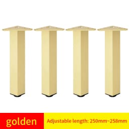 Adjustable Square Cabinet Feet Aluminum Furniture Feet Cabinet Feet Coffee Table Feet Pillar Bathroom Cabinet Support Feet