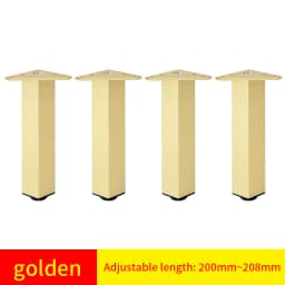 Adjustable Square Cabinet Feet Aluminum Furniture Feet Cabinet Feet Coffee Table Feet Pillar Bathroom Cabinet Support Feet
