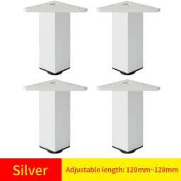 Adjustable Square Cabinet Feet Aluminum Furniture Feet Cabinet Feet Coffee Table Feet Pillar Bathroom Cabinet Support Feet
