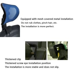 Computer Chair Headrest Pillow Adjustable Headrest For Chair Office Neck Computer Chair Headrest Without Punch