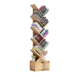 Modern Tree-Shaped Children's Bookshelf Floor-to-Ceiling Design Living Room Storage Bookcase Innovative Home Library Organizer