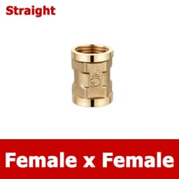 Brass Connector BSP 1/8"1/4"3/8"1/2"3/4"1"1-1/4"1-1/2"2" Female Male Thread Equals 2/3/4 Way Tee Type Straight Elbow Adapter
