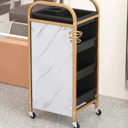 Hairdresser Tool Trolley Cart Rolling Barber Lash and Tattoo Cart for Spa and Salon Use Portable Salon Organizer