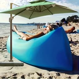 Portable Inflatable Air Sofa Foldable Outdoor Couch No Air Pump Required Outdoor Camping Beach Quick Inflation Home Furniture