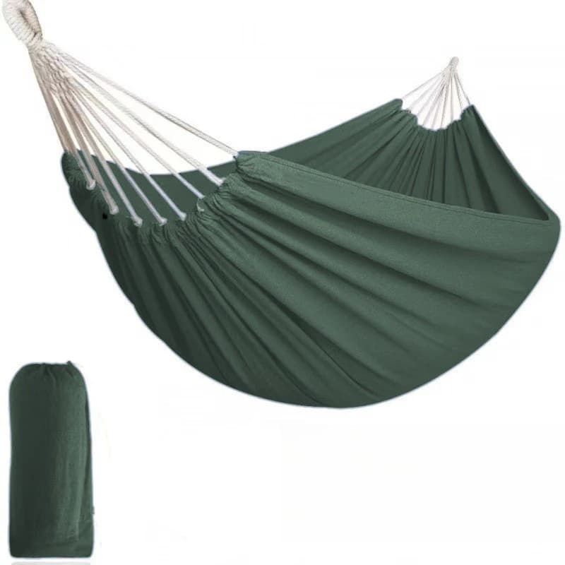 Heavy-Duty Portable Swing for Beach Backyard Photography Extra Wide Two-Person Outdoor Hammock with Hanging Ropes
