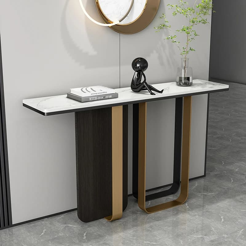 Italian Luxury Console Table Modern Minimalist Glam Premium Console Table For Hallwy Entrance Woonkamer Tafel Furniture
