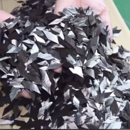 Flake Forged Carbon Diamond Shaped Carbon Fiber Short Cut 42mm Size Carbon Fiber Forged Grain Raw Material