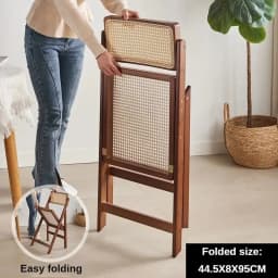 Nordic Dining Chairs Solid Wood Chairs with Backrest Living Room Foldable Chair Relaxing 1-person Chair Balcony Home Furniture