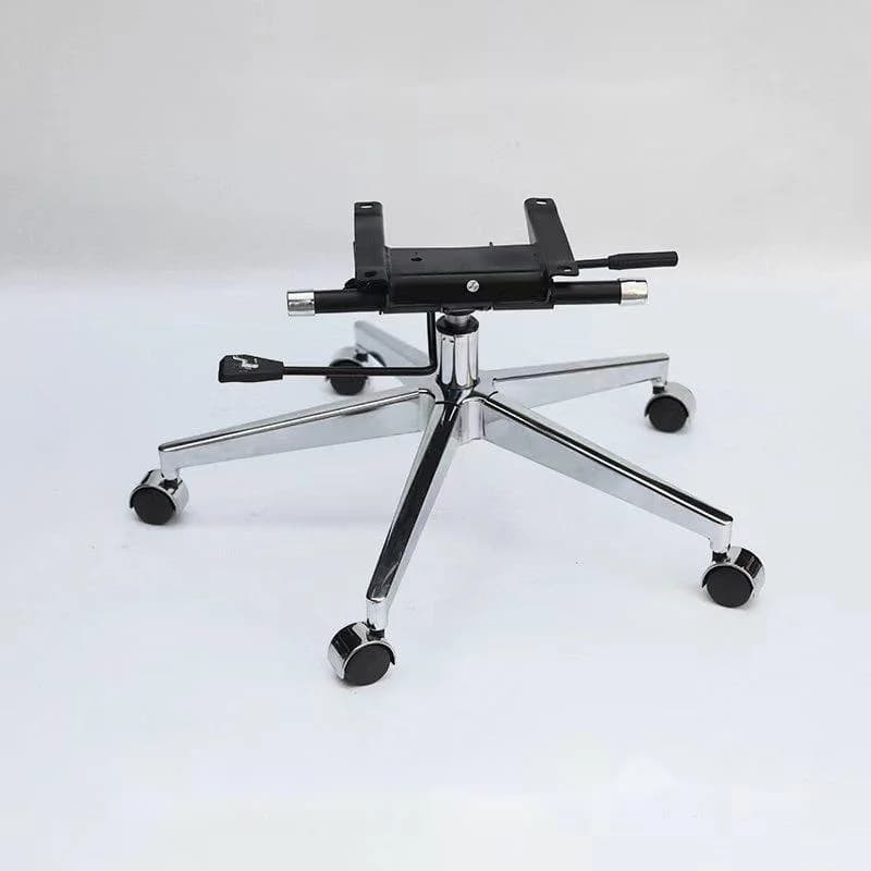 Plating Silver Office Chair Foot Hotel Furniture Accessories Base Chassis Computer Chair Five Star Scaffolding