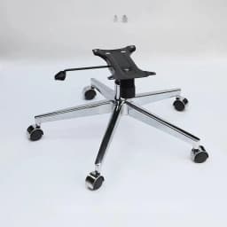 Plating Silver Office Chair Foot Hotel Furniture Accessories Base Chassis Computer Chair Five Star Scaffolding