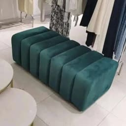 Nordic Living Room Sofa Footstool Light Luxury Upholstered Bench Bedroom Bed End Stool Creative Rectangular Shoe Changing Stool