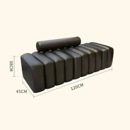 Nordic Living Room Sofa Footstool Light Luxury Upholstered Bench Bedroom Bed End Stool Creative Rectangular Shoe Changing Stool