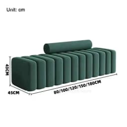 Nordic Living Room Sofa Footstool Light Luxury Upholstered Bench Bedroom Bed End Stool Creative Rectangular Shoe Changing Stool