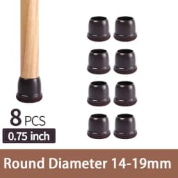 8PCS Upgraded Chair Leg Covers Silicone Anti-Slip Felt Furniture Feet Protectors from Scratches for Hardwood Floor Reduce Noise
