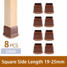 8PCS Upgraded Chair Leg Covers Silicone Anti-Slip Felt Furniture Feet Protectors from Scratches for Hardwood Floor Reduce Noise
