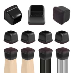 8PCS Upgraded Chair Leg Covers Silicone Anti-Slip Felt Furniture Feet Protectors from Scratches for Hardwood Floor Reduce Noise