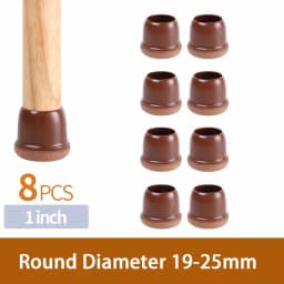 8PCS Upgraded Chair Leg Covers Silicone Anti-Slip Felt Furniture Feet Protectors from Scratches for Hardwood Floor Reduce Noise