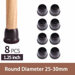 8PCS Upgraded Chair Leg Covers Silicone Anti-Slip Felt Furniture Feet Protectors from Scratches for Hardwood Floor Reduce Noise