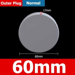 1-10pcs 20/25/32/40/50/60/75/89/110/140/160/165/200/250/315/400mm PVC Pipe Plug Cap Tube Cover White Drainage Pipe Protect Cover