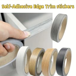 1PC 10mx2cm Preglued Edging PVC Edge Banding for Wood Kitchen Wardrobe Furniture Table Desk Board Edgeband Edger Glossy