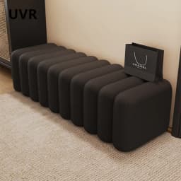 UVR Light Luxury Shoeshine Bench Doorway Upholstered Bench Modern Simple Sofa Footrest Chair Bedside Bench Home Furniture