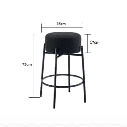 Industrial Bar Stools Minimalist Modern Counter Height Chairs Metal Pub Stool for Kitchen Island Living Room Dinner Bench