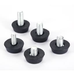 10pcs Furniture Levelers Feet Adjustable Diameter M6/M8*23mm Thread Screw Balance Stem Rack Sofa Table Pad Chair Leg Caps Holder