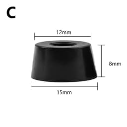 30pcs Speaker Cabinet Furniture Chair Table Box Conical Rubber Foot Pad Stainless Steel Stand Shock Absorber Skid Resistance