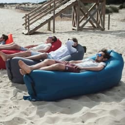 Portable Foldable Inflatable Sofa Bed for Camping, Patio Furniture, Outdoor Set, Beach Beds, Relax Picnic, Single Couch