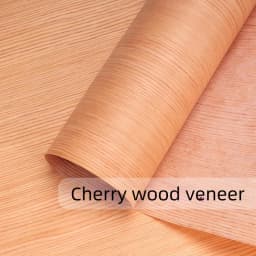 58x250cm T0.2mm Veneers For Wooden Doors Wood Veneer White Oak Black Walnut Cherry Teak Furniture Veneer
