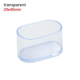 4pcs Non-Slip Oval Chair Leg Caps Feet Protector Pads Furniture Leveling Feet Mat Furniture Table Covers Socks Dust Cover