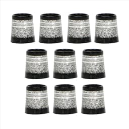 BAAU 30Pcs Golf Ferrules Tip Size 0.370 Golf Sleeve Ferrule for Golf Irons High Quality Club Shafts Accessories Silver