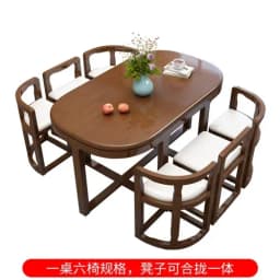 For Wooden Modern Dining Room 6 Chairs Eclectic Large Kitchen Console Table Chairs Chinese Mesas De Comedor Kitchen Furniture