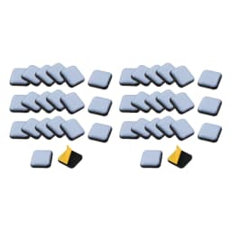 ABWP-40 PCS Furniture Gliders Slider 25 X 25 Mm PTFE Self Adhesive Furniture Moving Pads Square For Furniture Easy Movers