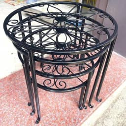 Tall Plant Stand Metal Flower Pot Holder Heavy Duty Cast Iron Plant Stand, Tall Vintage Flower Pot Holder Indoor Outdoor Plant
