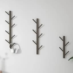 Branch Twig Solid Wood Wall Mounted Coat Rack Hanging Mounted Hanger Cabinet Furniture Bedroom Clothes Hats Bag Storage Rack