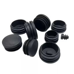 12~100mm Round PE Plastic Blanking End Cap Tube Pipe Inserts Plug Bung Insert Stopper For Chair Leg Pipe Decorative Dust Cover