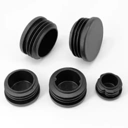 12~100mm Round PE Plastic Blanking End Cap Tube Pipe Inserts Plug Bung Insert Stopper For Chair Leg Pipe Decorative Dust Cover