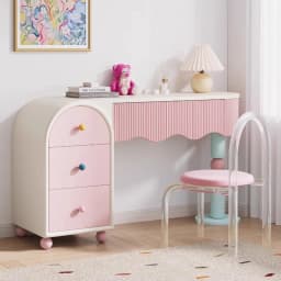 Wooden Simple Vanity Table Dest Drawer Modern Space Saving Makeup Vanity Desk Bedroom Europa Coiffeuse De Chambre Furniture Home
