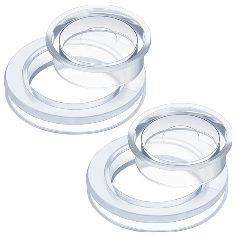 A95I-2Set Umbrella Hole Rings Umbrella Hole Ring With Cap Sleeve Umbrella Plug Cap Sleeve Outdoor Table Hole Cover Dust Plug
