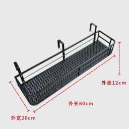 Elegant European-Style Flower Stand Expansive Iron Art Balcony Rail Organizer Decorative Hanging Pot Holder Urban Green Space