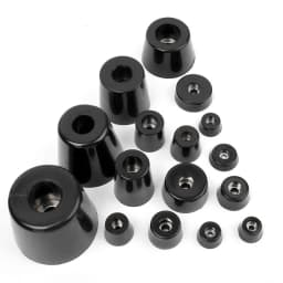 8/4/2pcs Foot Pad Full Rubber Tips Table Box Speaker Furniture Leg Shock Stand Absorber Non-slip With Gasket