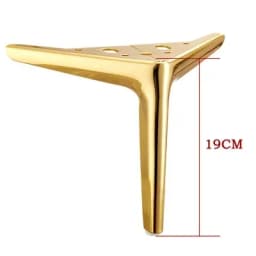 4Pcs/Set Metal 12/15/19/25cm Furniture Feet For TV Cabinet Sofa Coffee Table Bathroom Cabinet Drawer Cabinet Leg Support Feet