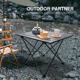 Korea Sale Camping Table Portable Outdoor Aluminum Folding Camping Table Folding Tables Candy Light Color Desks Sl Size