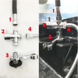 Factory Supply head spa with water circulation Bending Shower With Pillow for Shampoo Bed