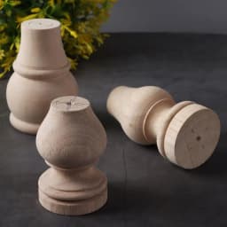 1Pc Natural Wood Furniture Legs Feet Speaker Cabinet Bed Table Box Chair Replacement Feet Furniture Parts Home Decoration Crafts