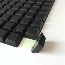 20x20x8mm Rubber Bumper Stop Non-slip Self-Adhesive Feet Door Buffer Pad For Home Furniture Accessories